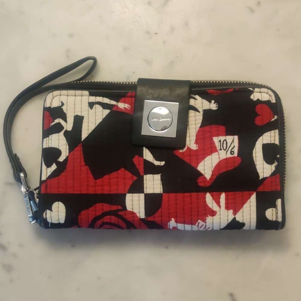 Vera Bradley Alice in Wonderland Wristlet